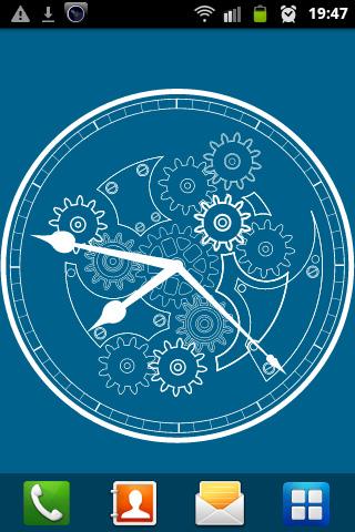 【免費個人化App】Clock Blueprint Wallpaper-APP點子