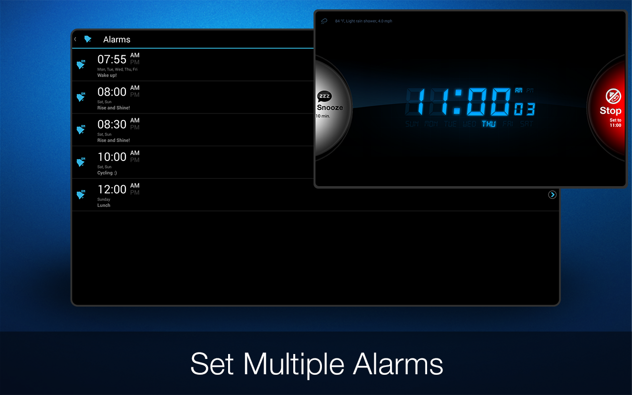 My Alarm Clock v2.5 Apk Download For Android - screenshot