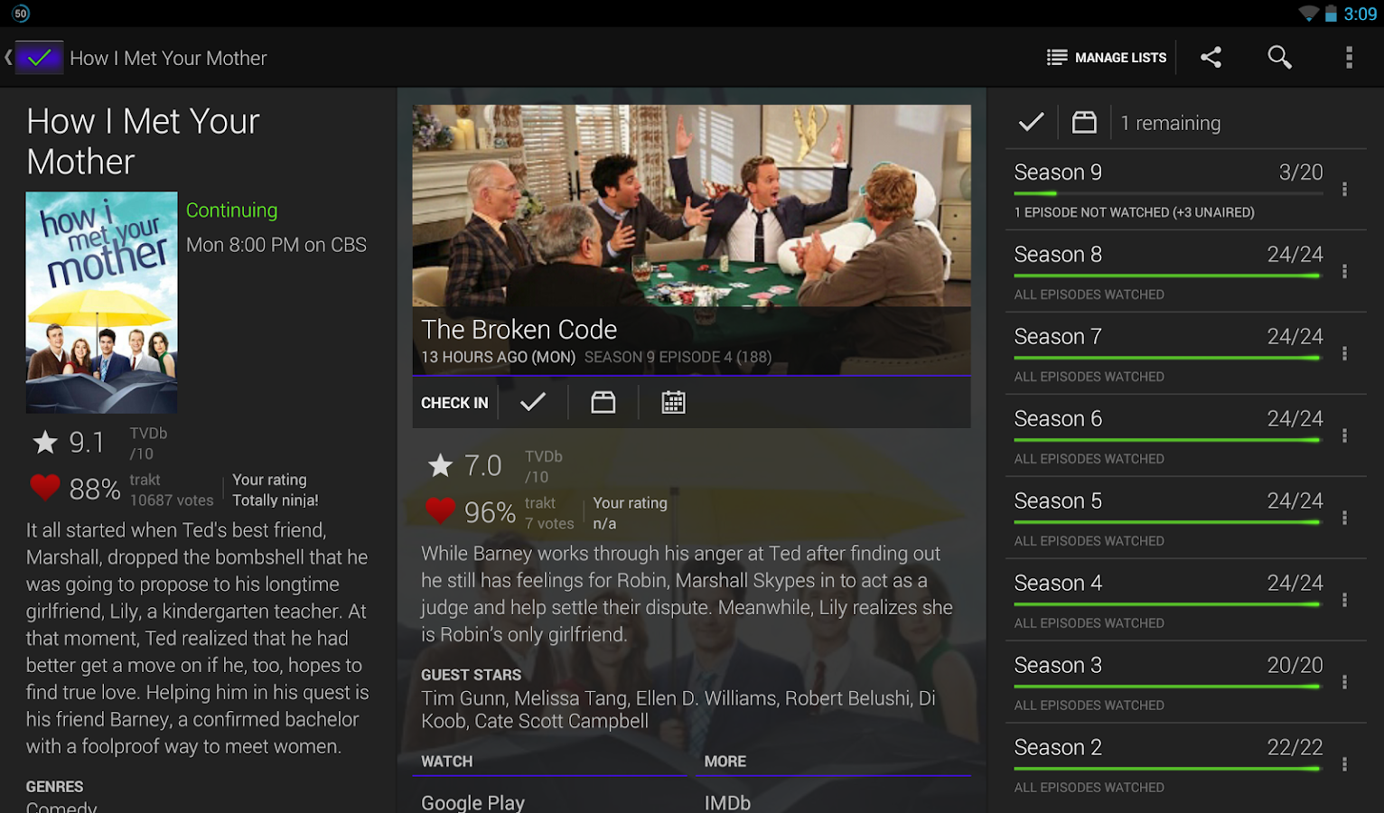 SeriesGuide - screenshot