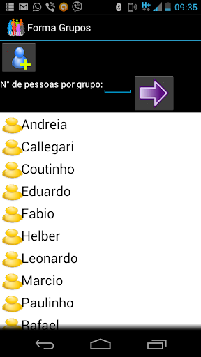 Forma Grupos