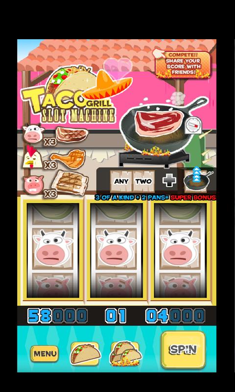 Android application Taco Grill Slot Machine screenshort