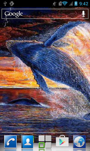 Whale in flight LWP