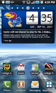 Free Download Kansas Jayhawks Live Clock APK for Android