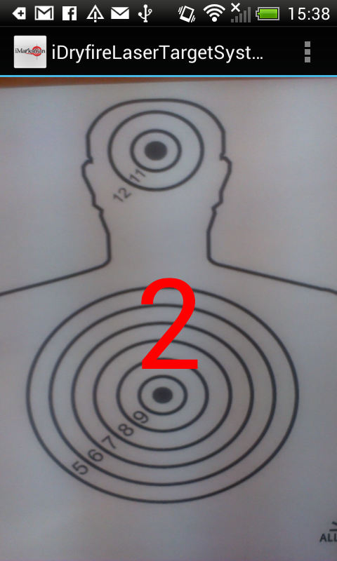 iDryfire Laser Target System Screen 3