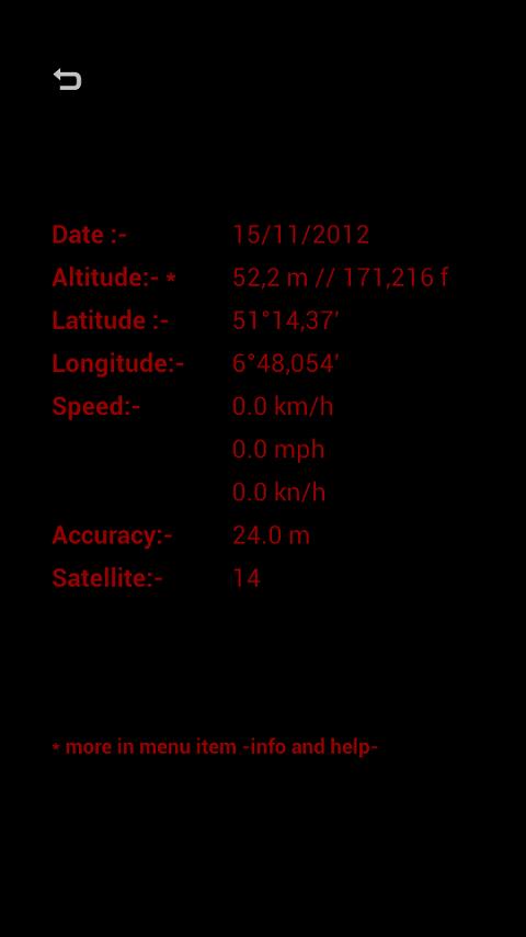 Offline GPS Tracker Screen 2