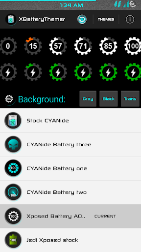 XPOSED Battery-AOKP Circle Mod