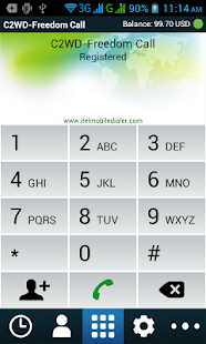 How to get C2WD-Freedom Call 3.8.3 unlimited apk for bluestacks