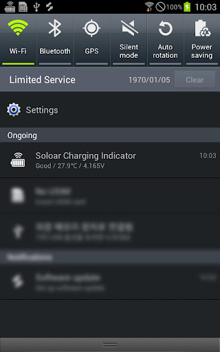 Solar Charging Indicator