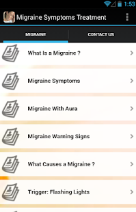 Lastest Migraine Symptoms Treatment APK