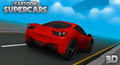 【免費個人化App】Toon Cars Ferrari 458 3D lwp-APP點子