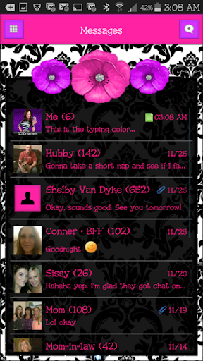 GO SMS THEME - SCS419