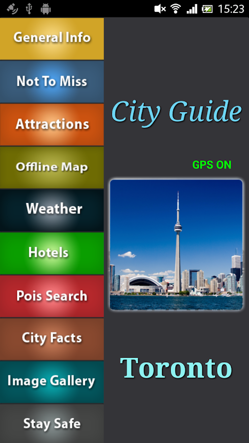 Android application Toronto Offline Guide screenshort