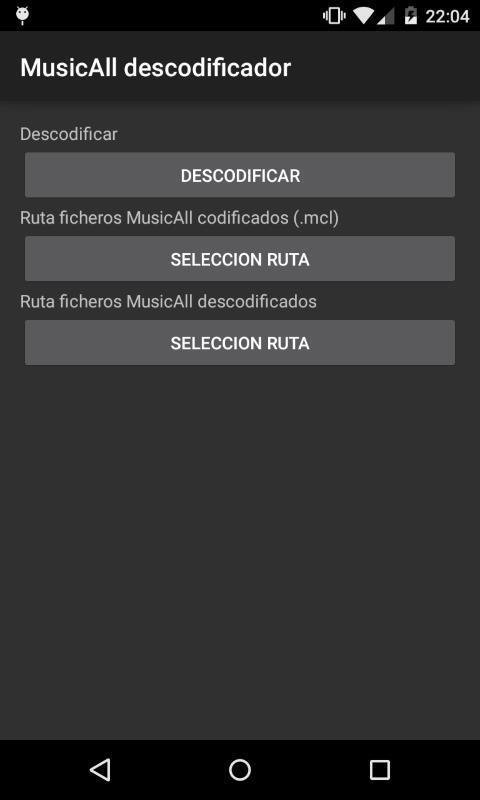 MusicAll mcl decoder mp3 Screen 2