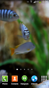 Android application Fish Live Wallpaper HD screenshot