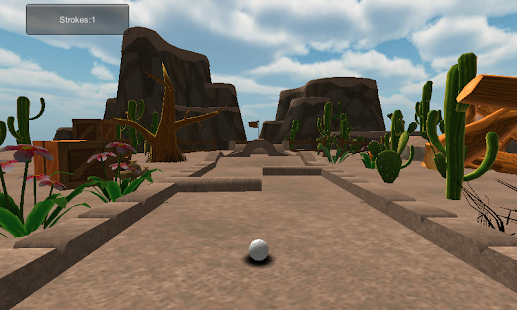 Mini golf games Cartoon Desert Screenshots 1