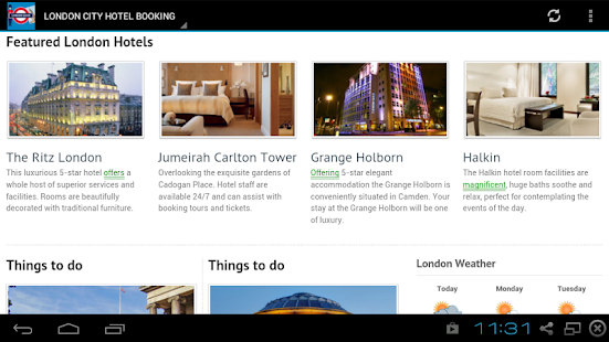 Free LONDON CITY HOTEL BOOKING APK for Android