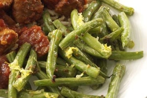 Lemon-Garlic Green Beans