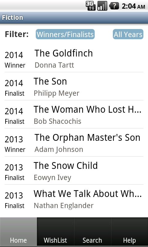 BookAwardz Screen 3