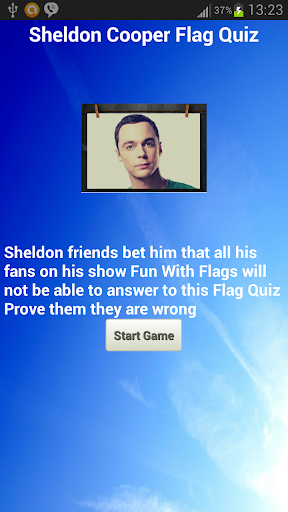 Sheldon fun with flags