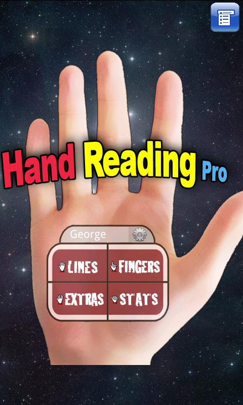 Hand Reading Pro - chirology Screen 1