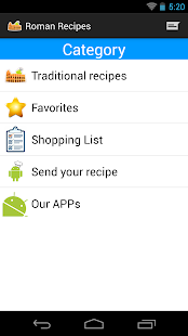 Lastest Roman Recipes FREE APK for Android