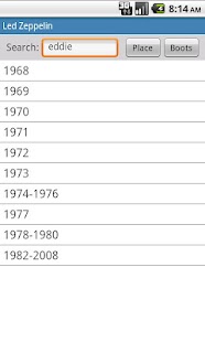 Led Zeppelin Bootlegs trial Screenshots 1