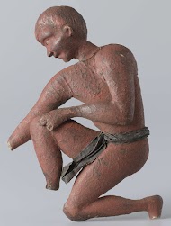 Knielende Arowak of Caraïb