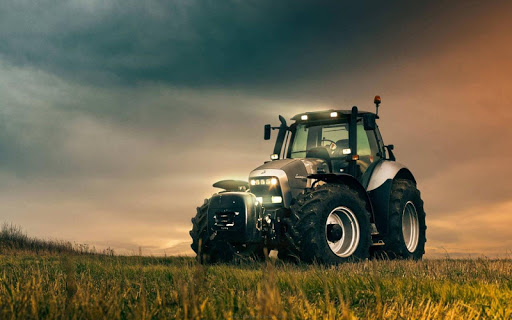 Tractor farming Wallpaper