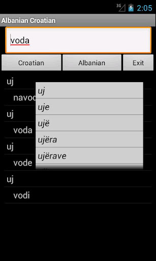 Croatian Albanian Dictionary