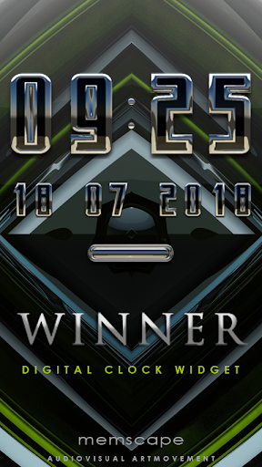 WINNER Digital Clock Widget