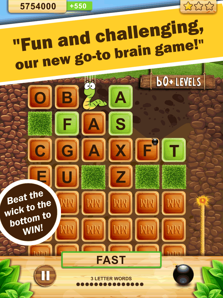 Word Wow - Action word game Screen 2