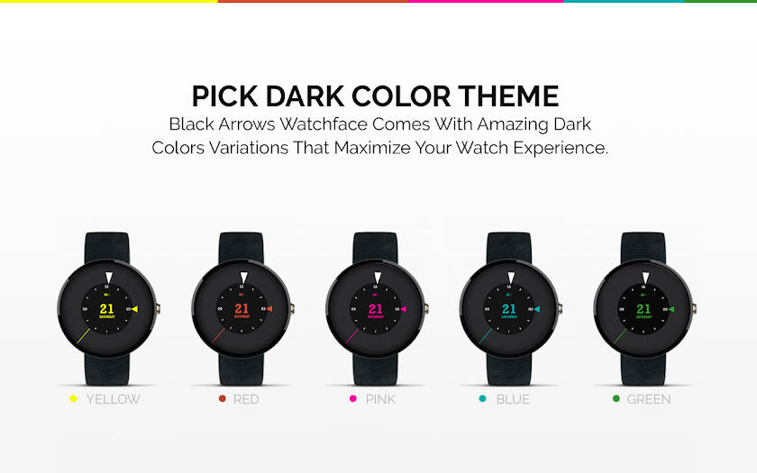 Black Arrows Watch Face Screen 2