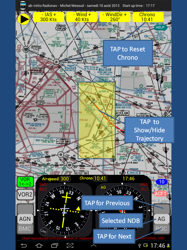VOR ADF Radionavigation Screen 2