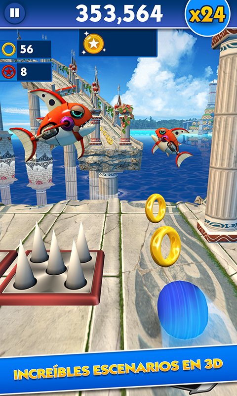   Sonic Dash: captura de pantalla 