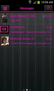 How to download GO SMS THEME PINK & BLACK 1.0 unlimited apk for android