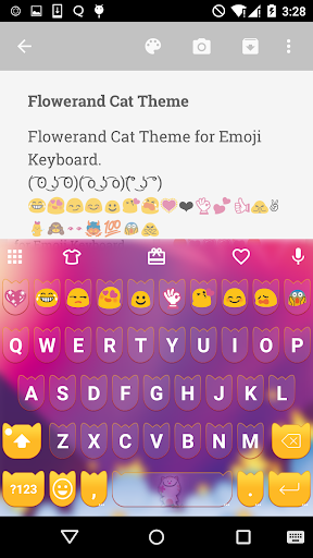 Flower Emoji Keyboard