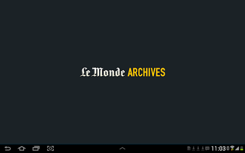 Le Monde Archives