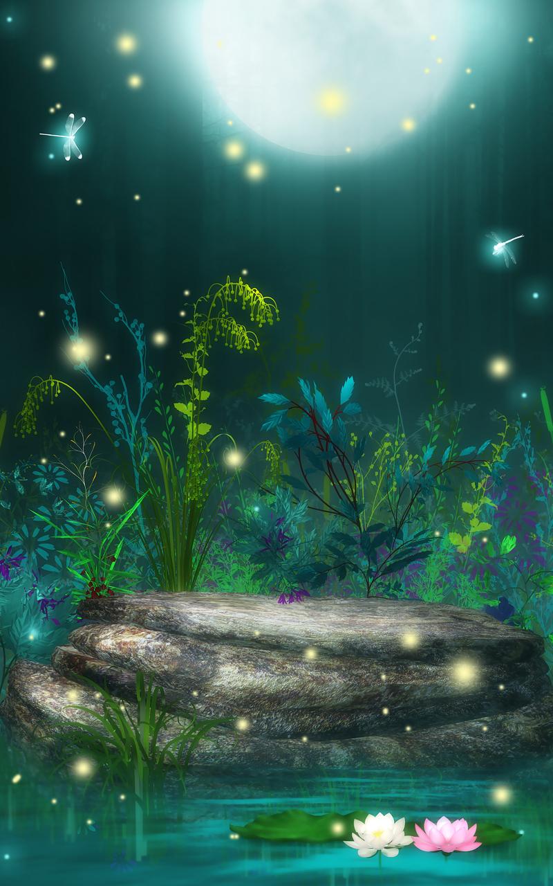 Fireflies Live Wallpaper Screen 2