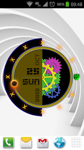 免費下載個人化APP|Glowing Gear Clock - UCCW app開箱文|APP開箱王