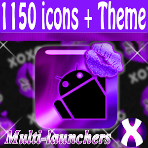 Purple Lipstick Icon Pack Download gratis mod apk versi terbaru