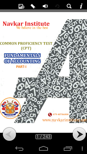 CA CPT Account P-I e-book