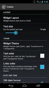 Falcon Widget (for Twitter) - screenshot thumbnail