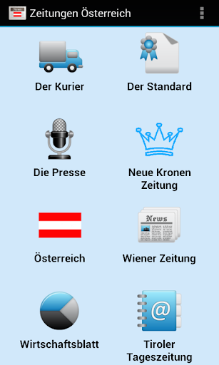 Zeitungen Österreich