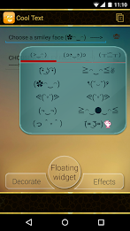 Cool Text - Floating Widget poster 3