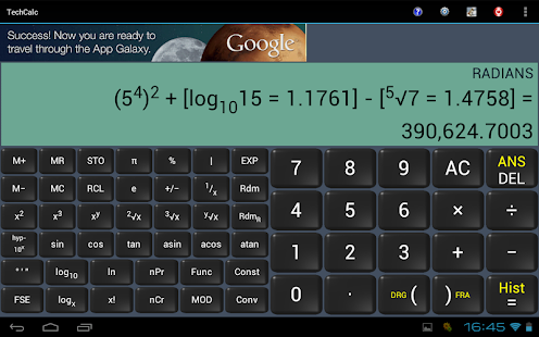 Scientific Calculator - screenshot thumbnail