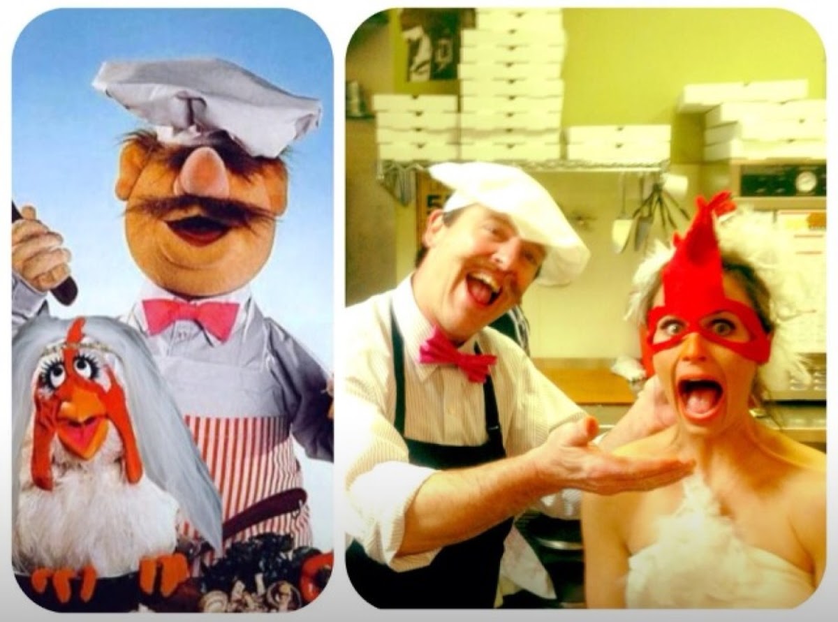Owners: Alan & Haley celebrating Halloween. Swedish Chef Style!
