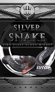 How to download silver snake clock widget 2.30 apk for bluestacks