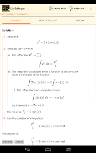 Math Helper - Algebra Calculus - screenshot thumbnail