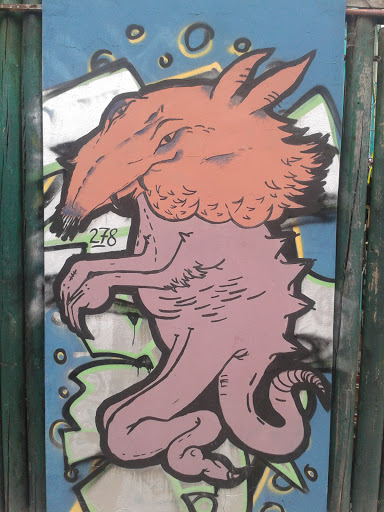 Perro Rata Mural