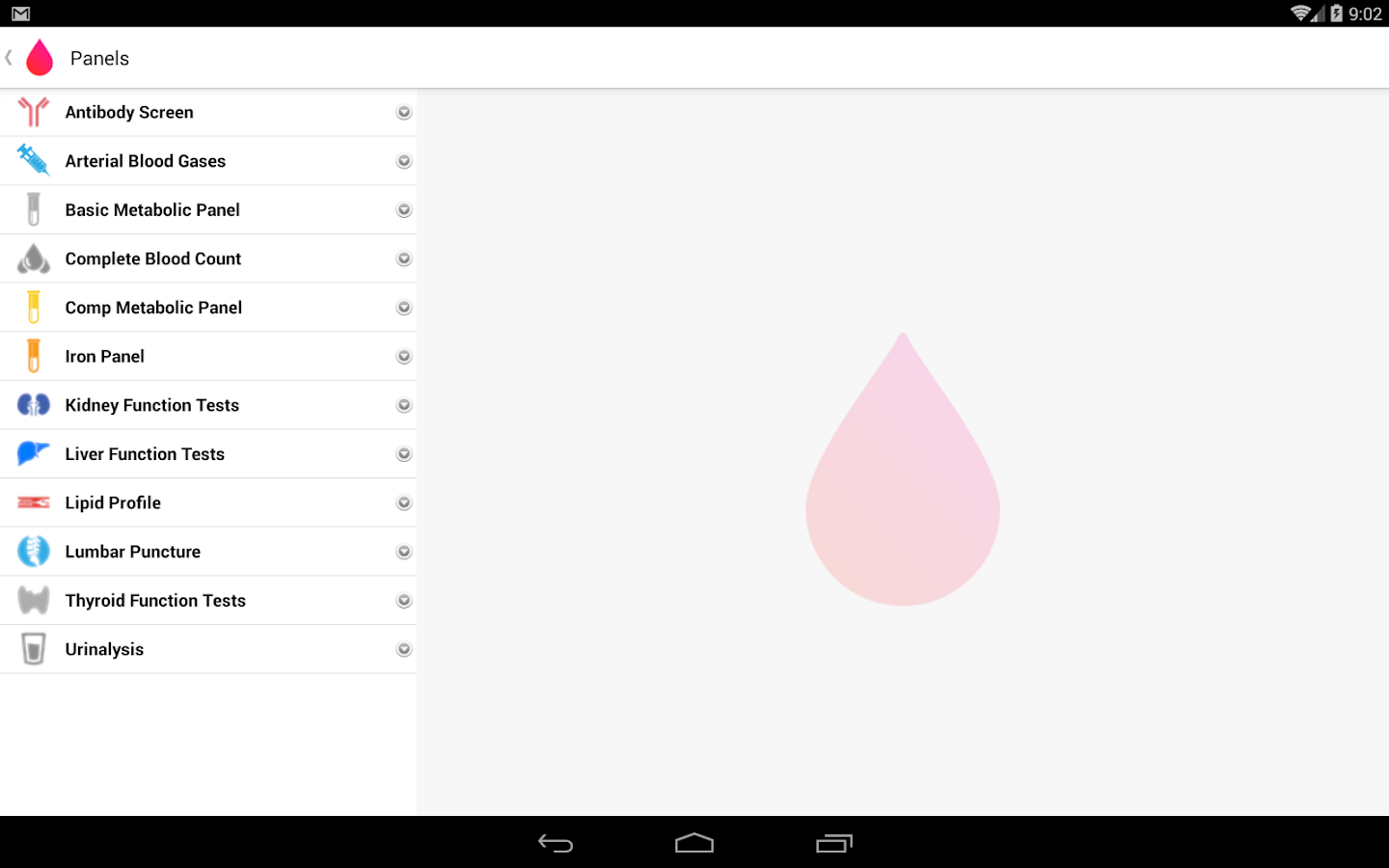    Lab Values Reference Pro- screenshot  